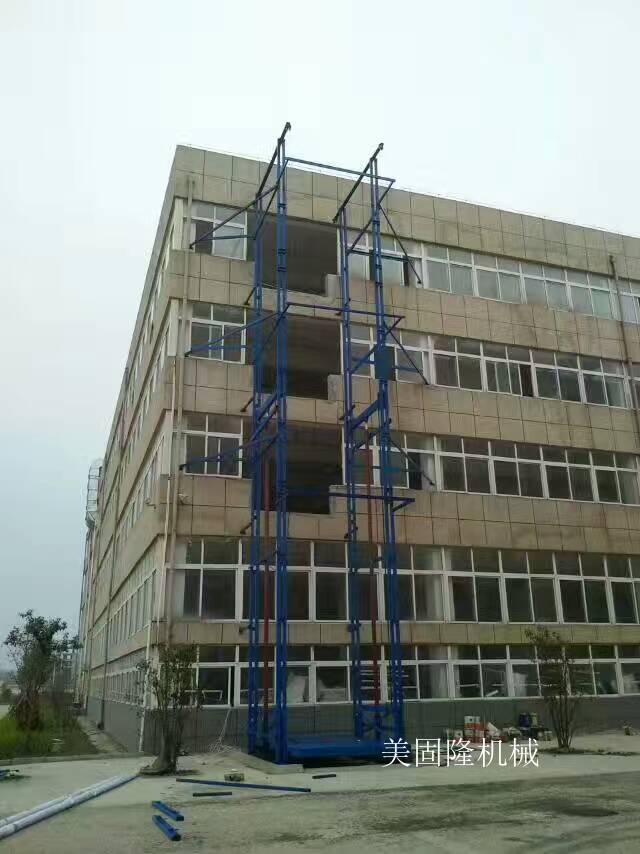 广安室外双臂导轨式升降机厂家